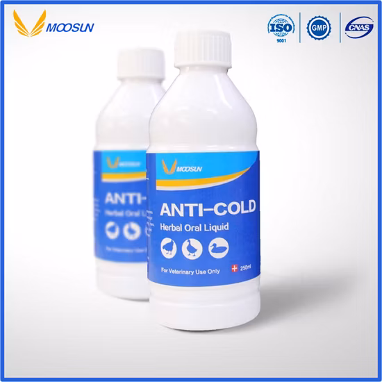 Aceite esencial soluble contra la tos de medicina herbaria veterinaria